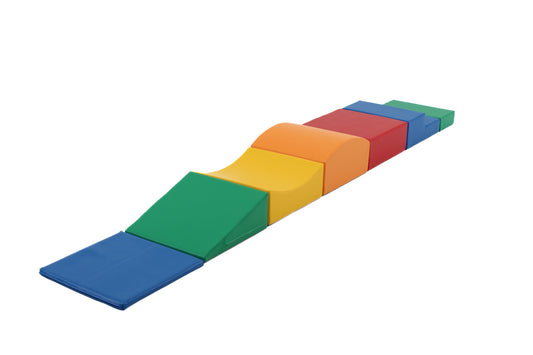 Soft Play 7 Foam Block Set - Multicolor Little Crawler