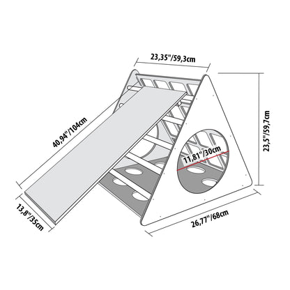 Montessori 3-Angle Climber With Ramp
