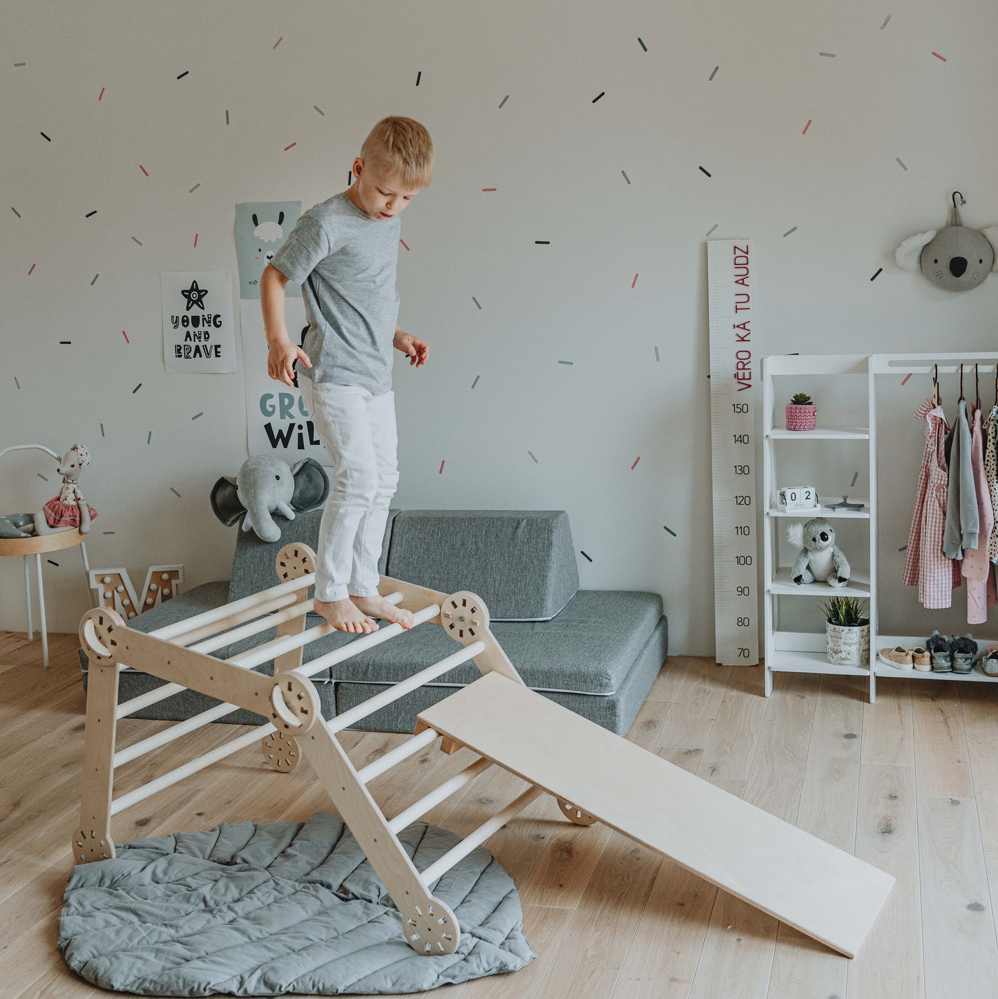Transformable Montessori Climber With Ramp