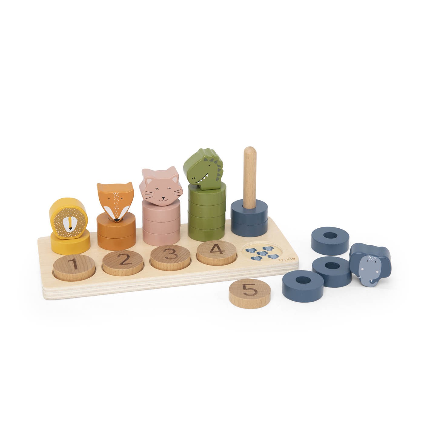 Wooden Counting Puzzle 0-5